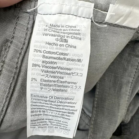 10" High-Rise Skinny Jeans: Corduroy Edition Grey 27 Petite NWT - Picture 3 of 4